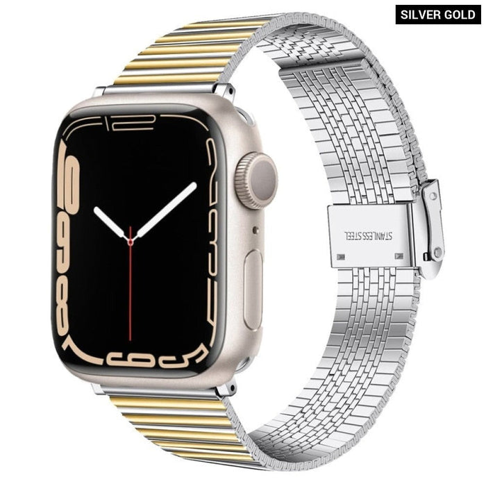 Stainless Steel Strap for Apple Multicolour Watch