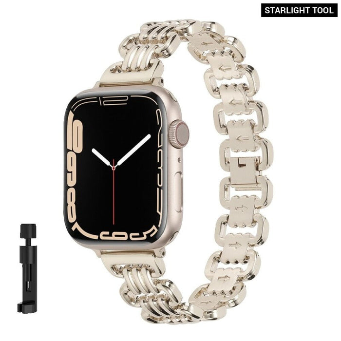 Luxury Steel Watch Strap for Apple Watch