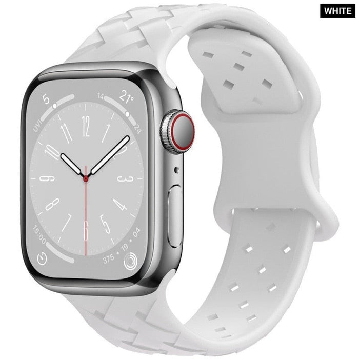 Silicone Woven Loop Strap for Apple Watch