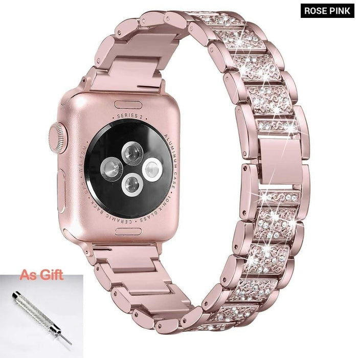 Jewelry Diamond Wrist Chain Strap for Apple Watch