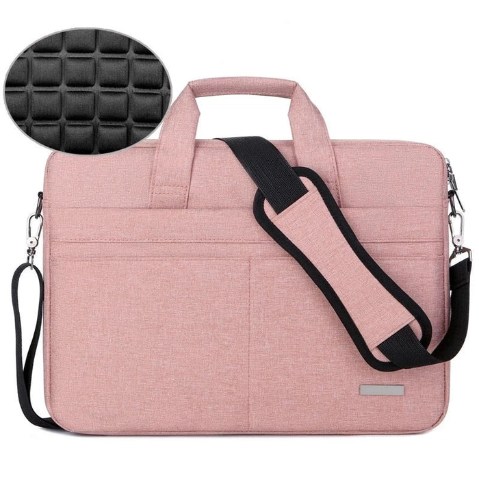 For Macbook Notebook Unisex 14,15.4,15.6,17.3 Inch Shoulder Case Shockproof Laptop Bag