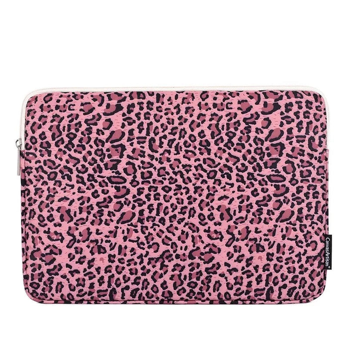 For Macbook Air Pro M1 Mens 11,12,13,14,15.6 Inch Leopard Sleeve Case Laptop Bag