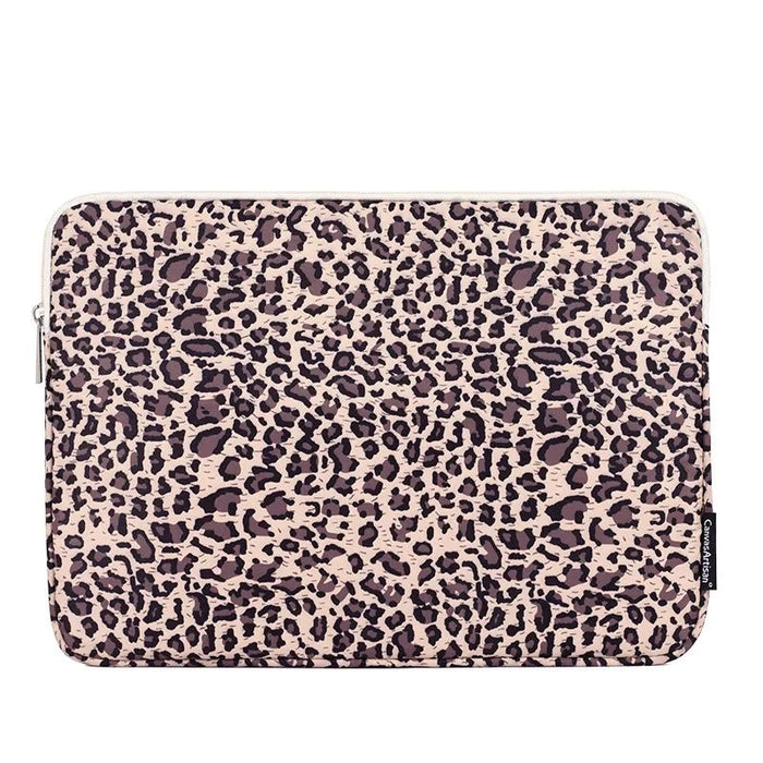 For Macbook Air Pro M1 Mens 11,12,13,14,15.6 Inch Leopard Sleeve Case Laptop Bag