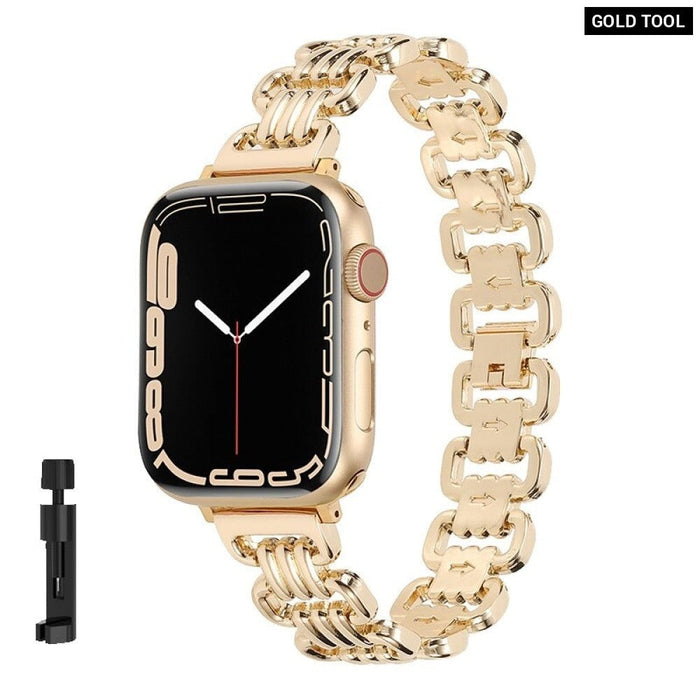 Luxury Steel Watch Strap for Apple Watch