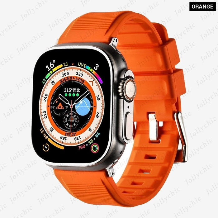 Soft Silicone Stylish Strap for Apple Watch