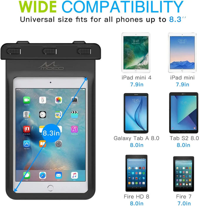 For Ipad Mini 6/5/4/3/2Samsung Tab 5/4/3 Galaxy Note 8Tab S2/Tab E/Tab A 8.0 Waterproof Dry Bag/Pouch