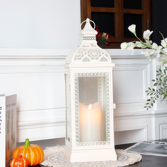 Metal Rustic Candle Holder Lantern For Living Room Home