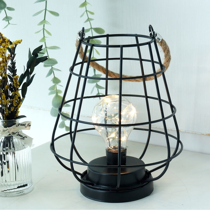 Creative Minimalist Hollow Warm Light Table Lamp For Home Decor