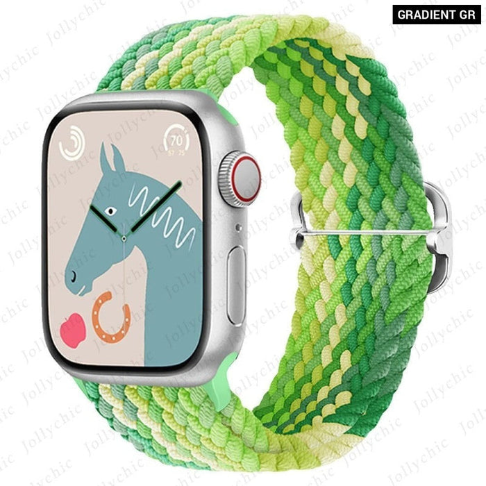 Elastic Braided Loop Strap For Apple iWatch