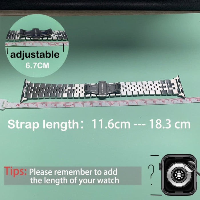 Steel Replacement Strap for Apple Watch