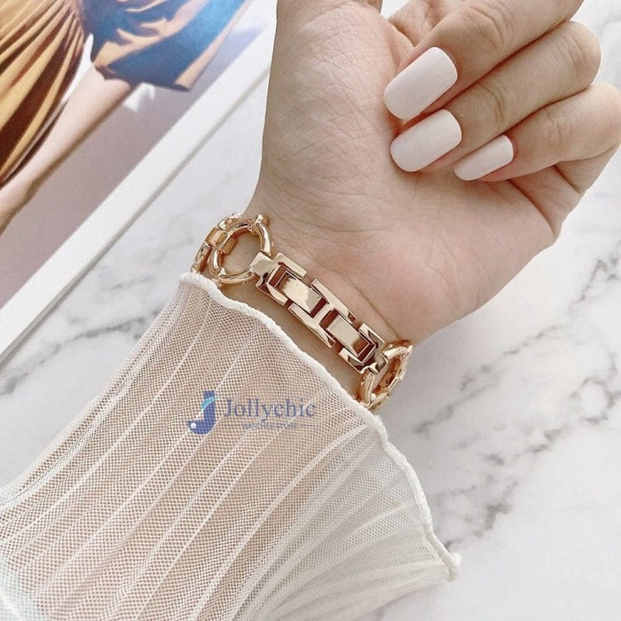 Metal Jewelry Chain Band Strap For Apple Watch