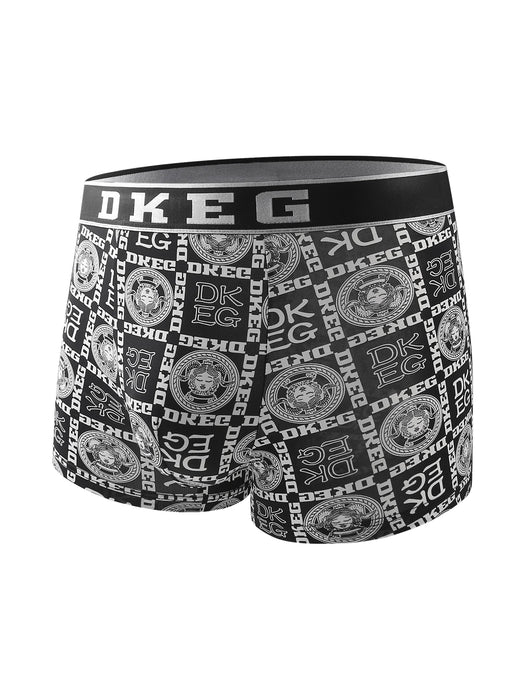 Pack Of 5 Mens Printed Anti Bacterial Boxer Shorts