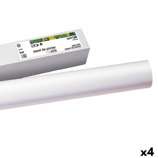 Roll Of Plotter Paper By Fabrisa 50 m White 4 Units