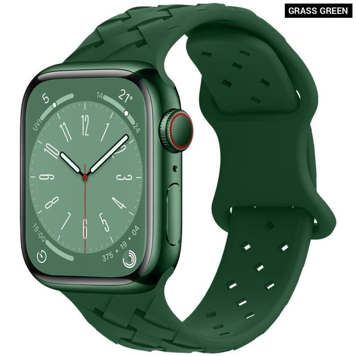 Silicone Woven Loop Strap for Apple Watch