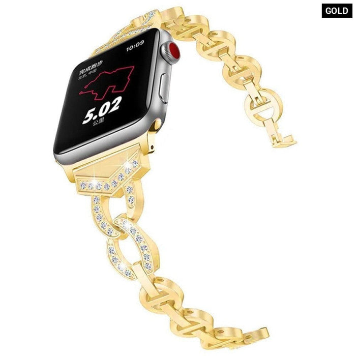 Diamond Steel Strap for Apple Watch