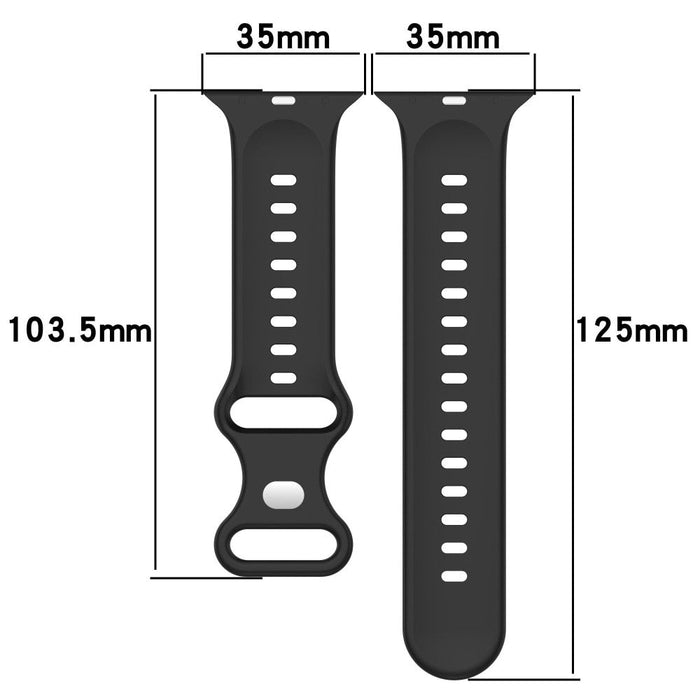 Silicone Woven Loop Bracelet Strap for Apple Watch