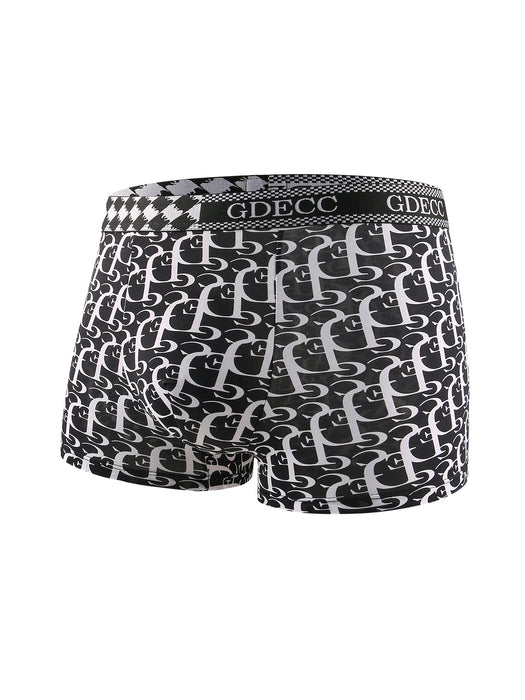 Pack Of 5 Mens Breathable Quick Dry And Anti Bacterial Boxer Shorts Trendy Print