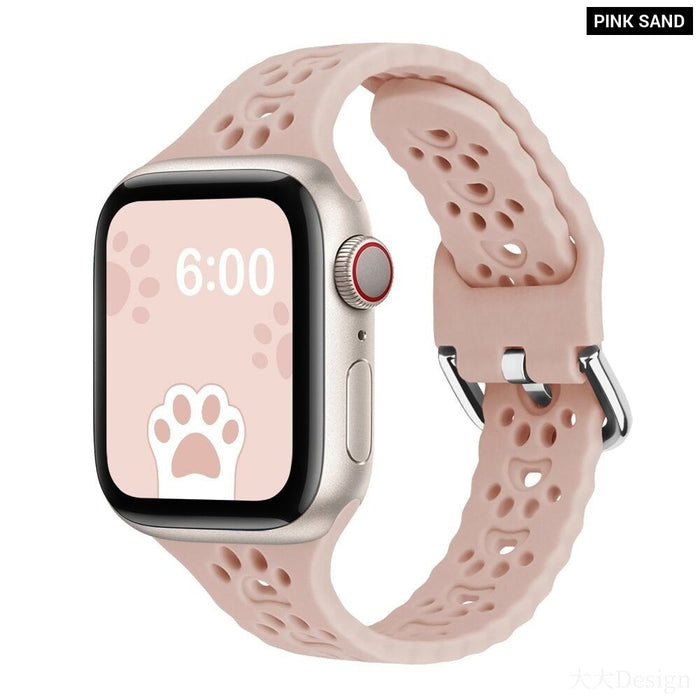 Narrow Thin Silicone Band for Apple Watch