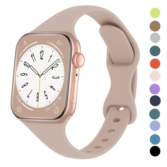 Silicone Elastic Loop Strap For Apple Watch