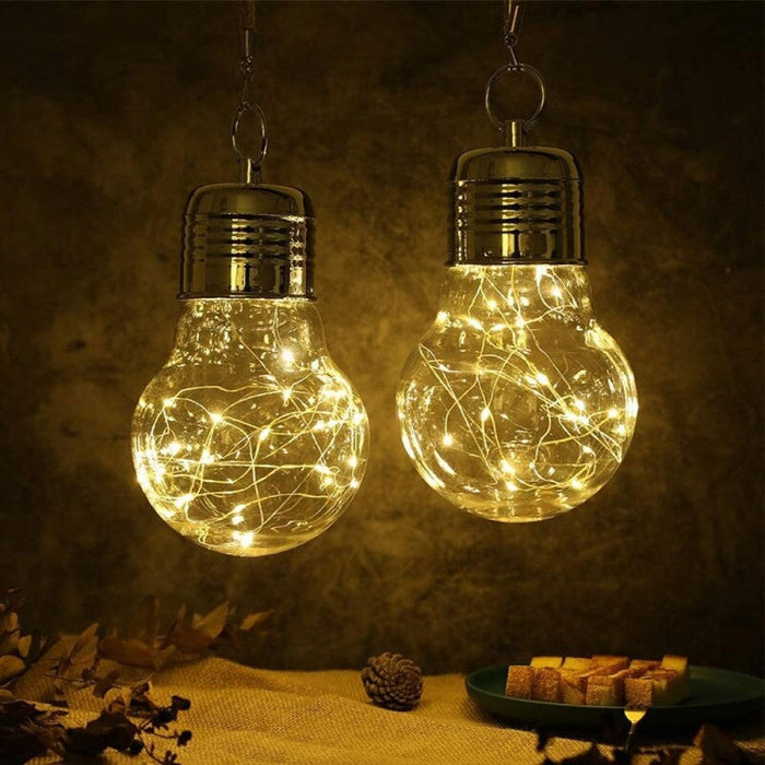 2pcs/set Modern Pendant Led Hanging Night Lamp For Garden