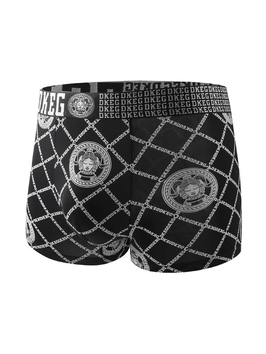 Pack Of 5 Mens Printed Anti Bacterial Boxer Shorts