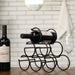 Free Standing Wine Bottle Holder Rack For Bar Cabinet