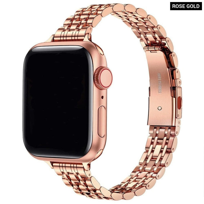 Multicolour Stainless Steel Strap For Apple Watch