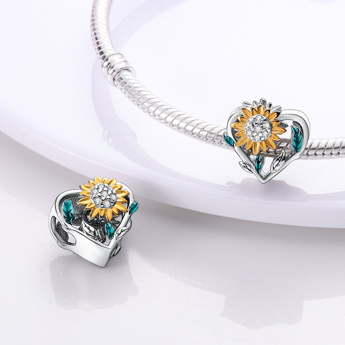 Spring Series Charms Beads 925 Silver Flower Birds Butterfly Pendent Fit Original Pandora Bracelet Jewelry