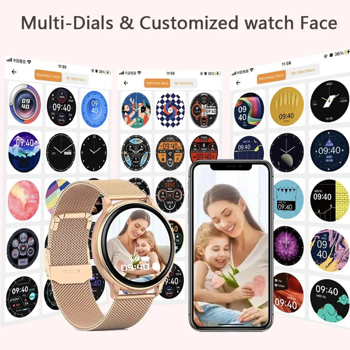 Custom Dial Bluetooth Smart Watch For Android And Ios Heart