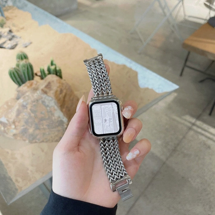 Stainless Steel Metal Strap For Apple Watch Band