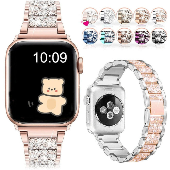 Jewelry Diamond Wrist Chain Strap for Apple Watch