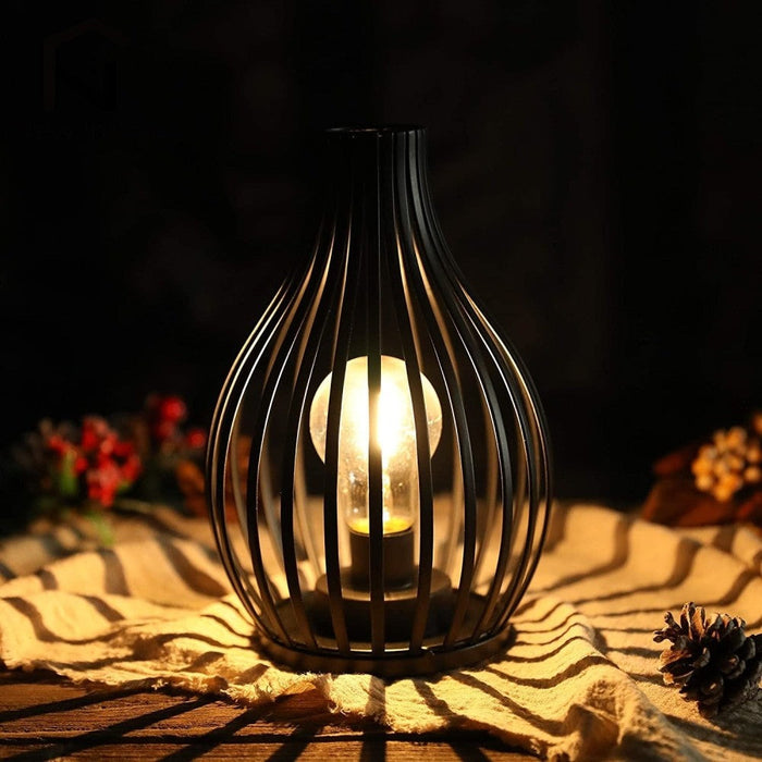 Vase Shaped Cordless Table Lamp With Led Light For Home