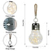 2pcs/set Modern Pendant Led Hanging Night Lamp For Garden