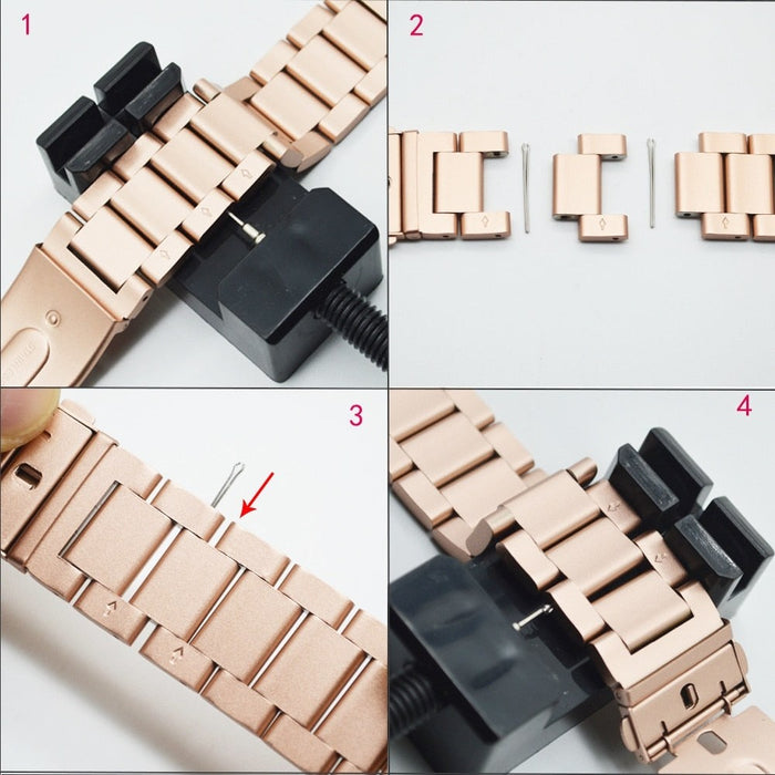 Steel Ceramic Luxury Strap Band For Apple Watch