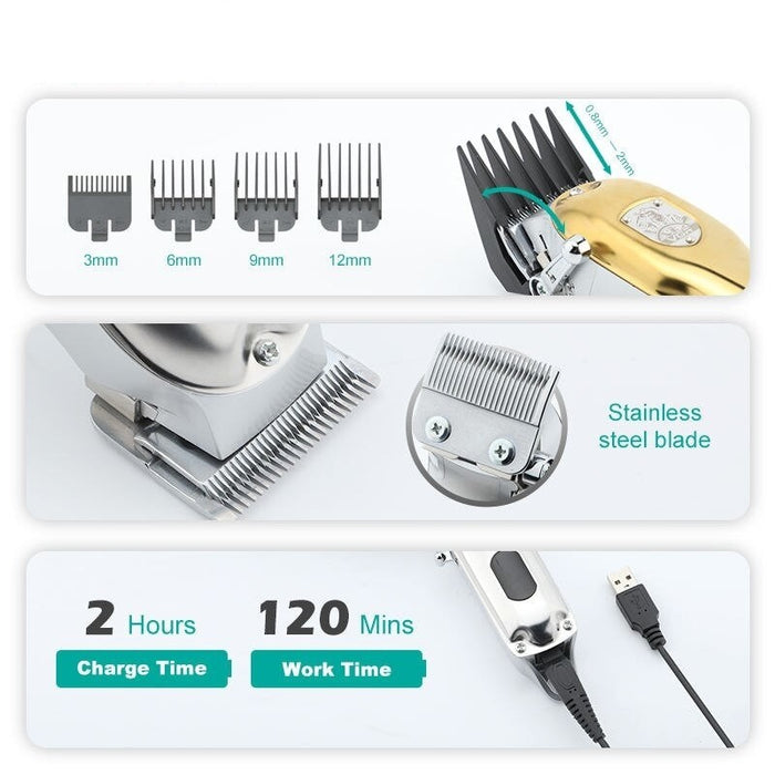 Cord/cordless Metal Electric Rechargeable Beard And Hair