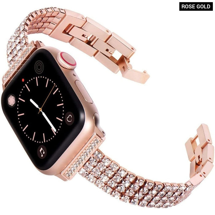 Luxury Diamond Bracelet Loop Strap For Apple Watch