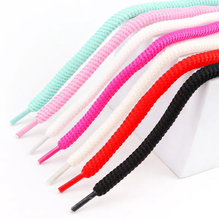 1Pair Round 8Mm Thicker Running Sneakers Shoelaces 100/120/140/160Cm Length