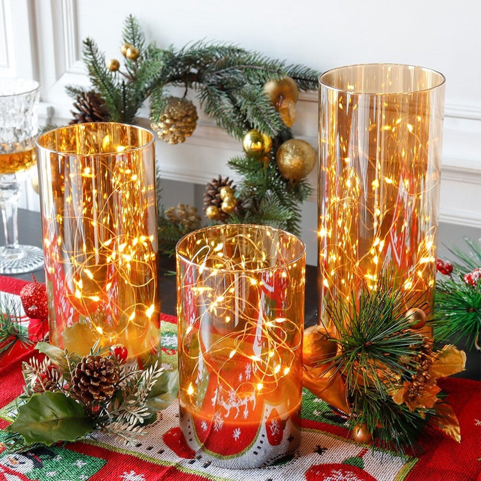 3Pcs Flameless Battery Powered LED Candles With 8 Key Remote Control