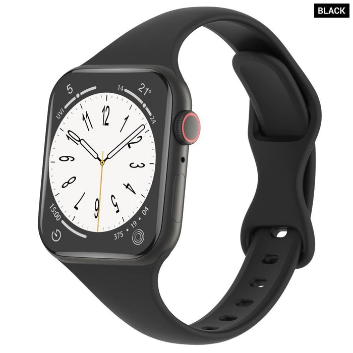 Silicone Elastic Loop Strap For Apple Watch