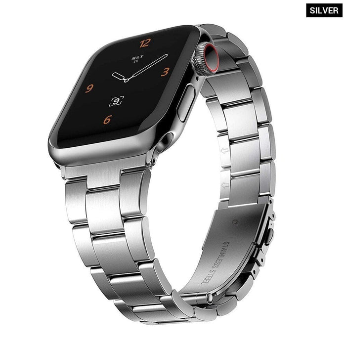 Slim Steel Metal Correa Wrist Bracelet Strap for Apple Watch