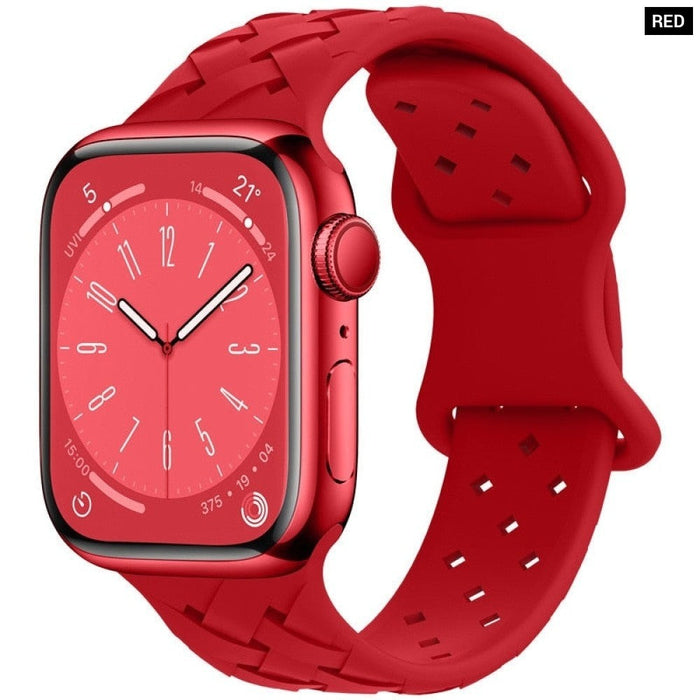 Silicone Woven Loop Strap for Apple Watch