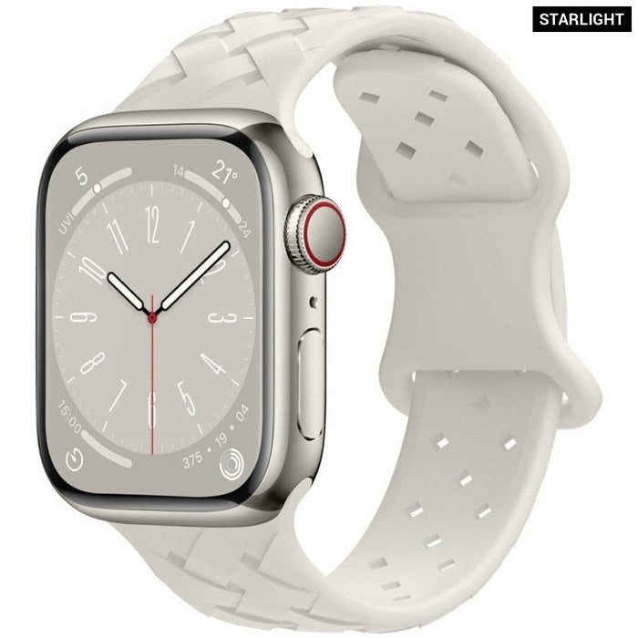 Silicone Woven Loop Strap for Apple Watch