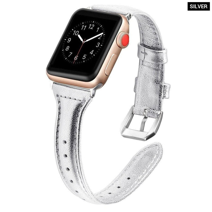 Genuine Leather Women Strap For Apple Watch