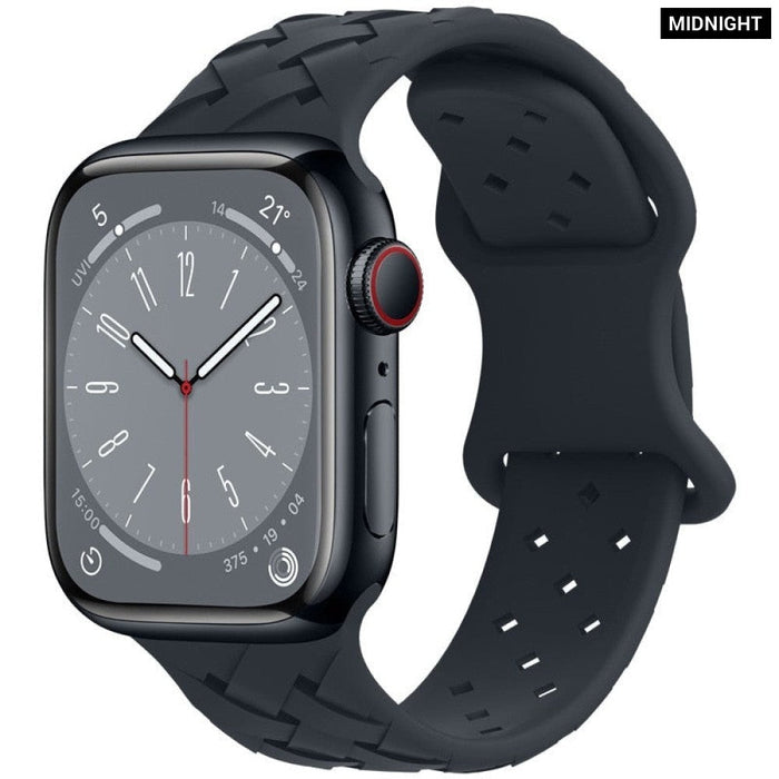 Silicone Woven Loop Strap for Apple Watch