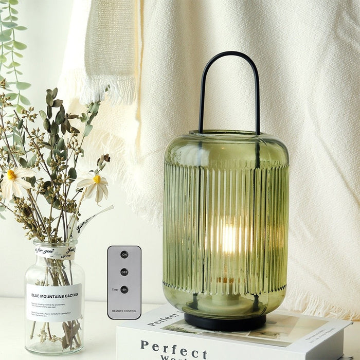 Battery Operated Hanging Table Lamp With 6H Timer Remote Control for Home Decor