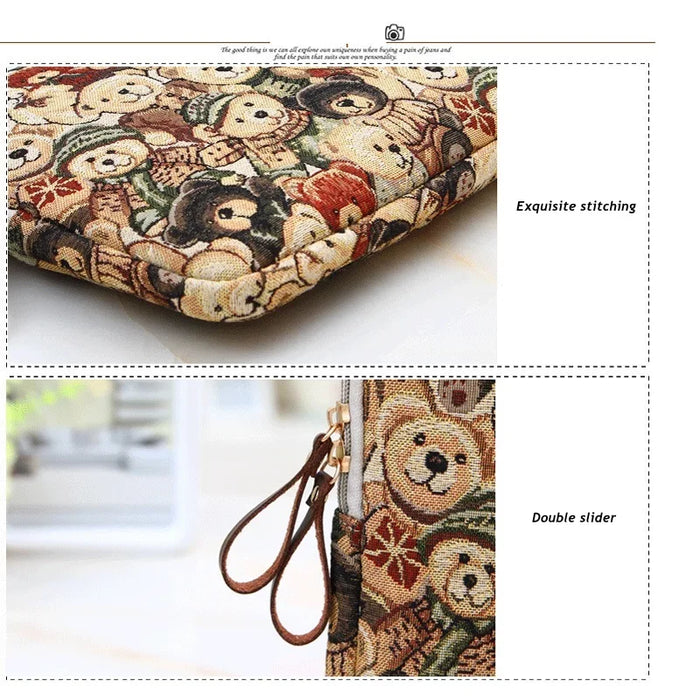 For Macbook Air Pro M1 Ipad Tablet Womens 10,11,12,13,14,15.6 Inch Sleeve Case Laptop Bag