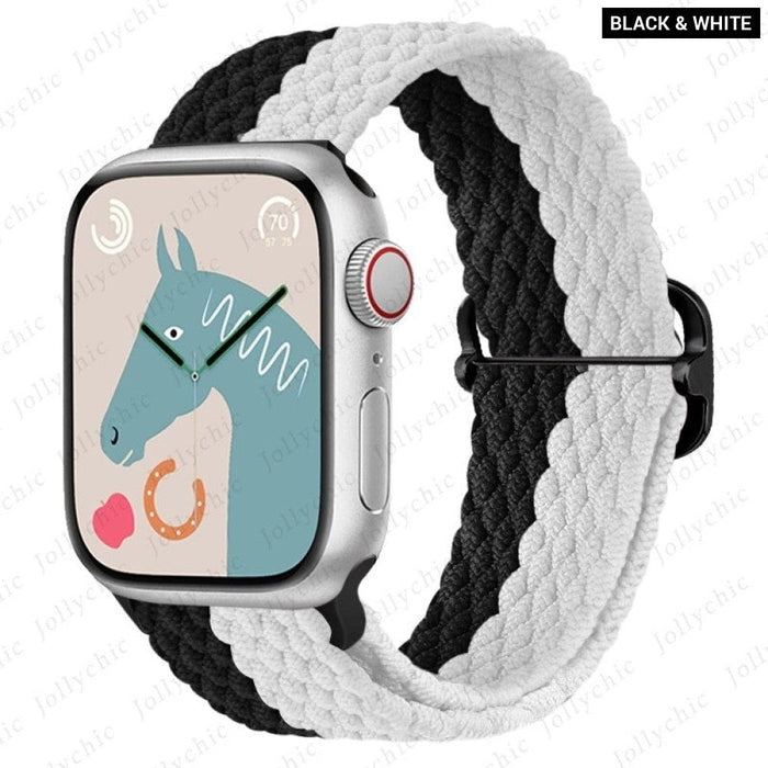 Elastic Braided Loop Strap For Apple iWatch