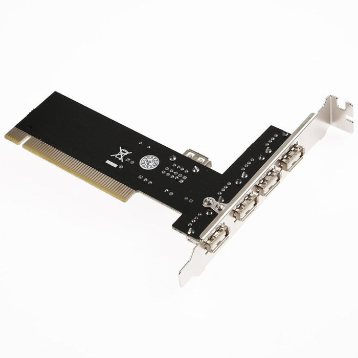 4 Ports PCI to USB 2.0 HUB PCI Expansion Card Adapter High Speed Converter for Desktop Computer Controller Card Adapter PCI Card