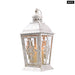 White Retro Candle Holder Decorative Lantern For Weddings