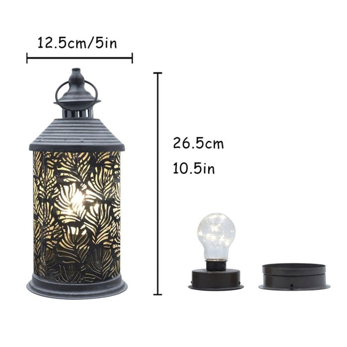 2Pcs Battery Powered Hanging Table Lamp With Edison Style Bulb for Outdoors Indoors Home Decor